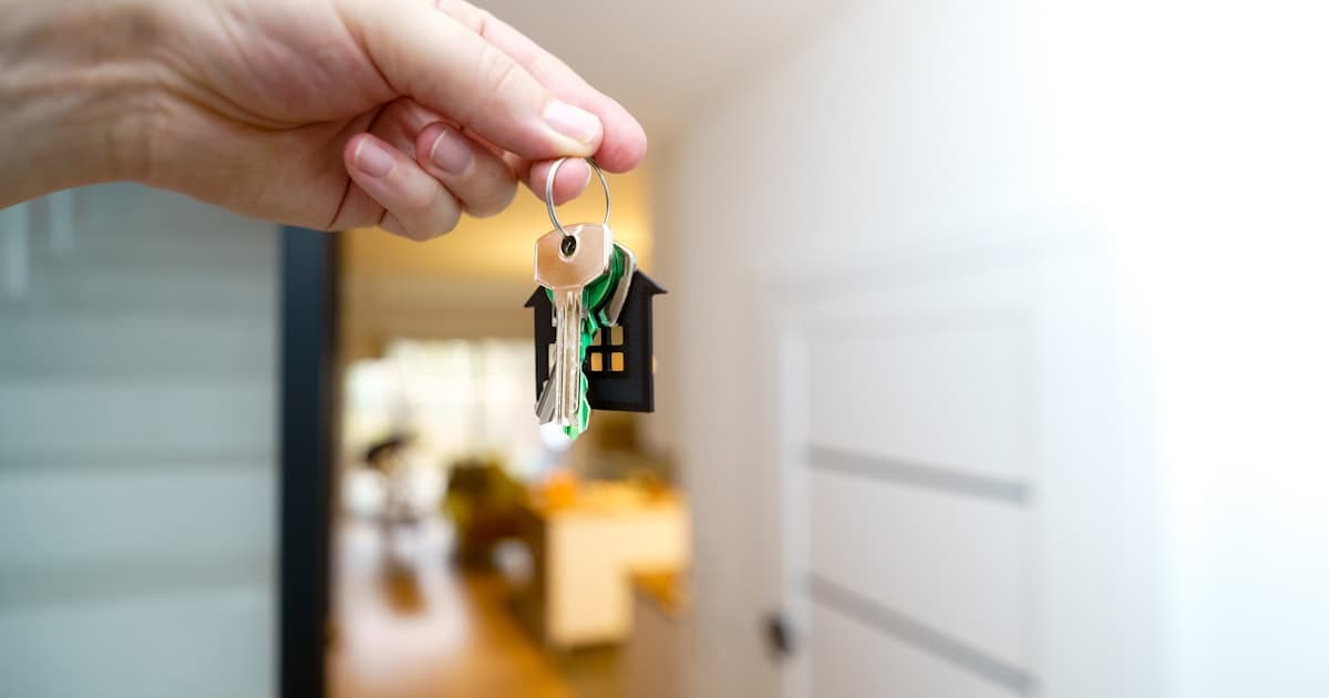 Property keys being handed over — Airbnb management service in Denmark